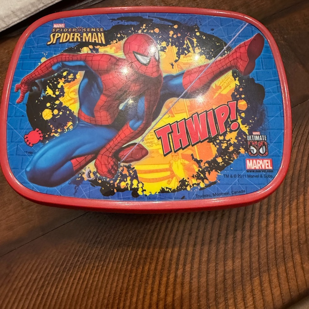 Marvel Spider-Man Red and Blue Lunch Box